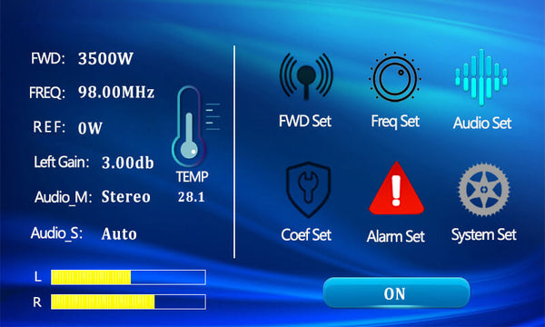 RS-CM3500W FM broadcasting transmitter - RS-CM FM TRANSMITTER | RS-RADIO