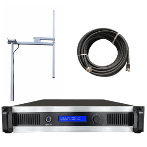 500W FM Transmitter + Antenna+Cable