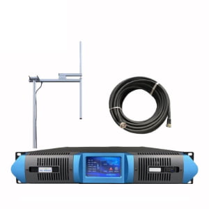 1500W Touch screen FM transmitter + Antenna+Cable