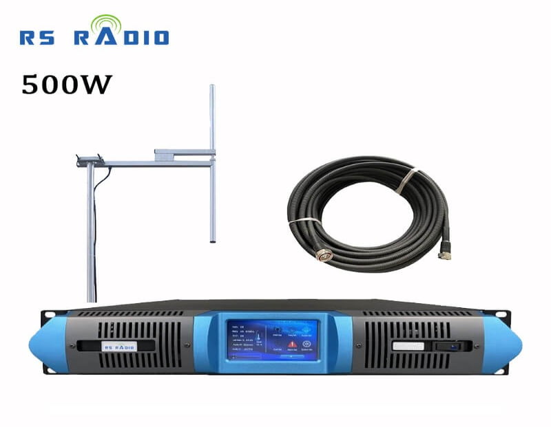500 watt FM transmitter coverage distance