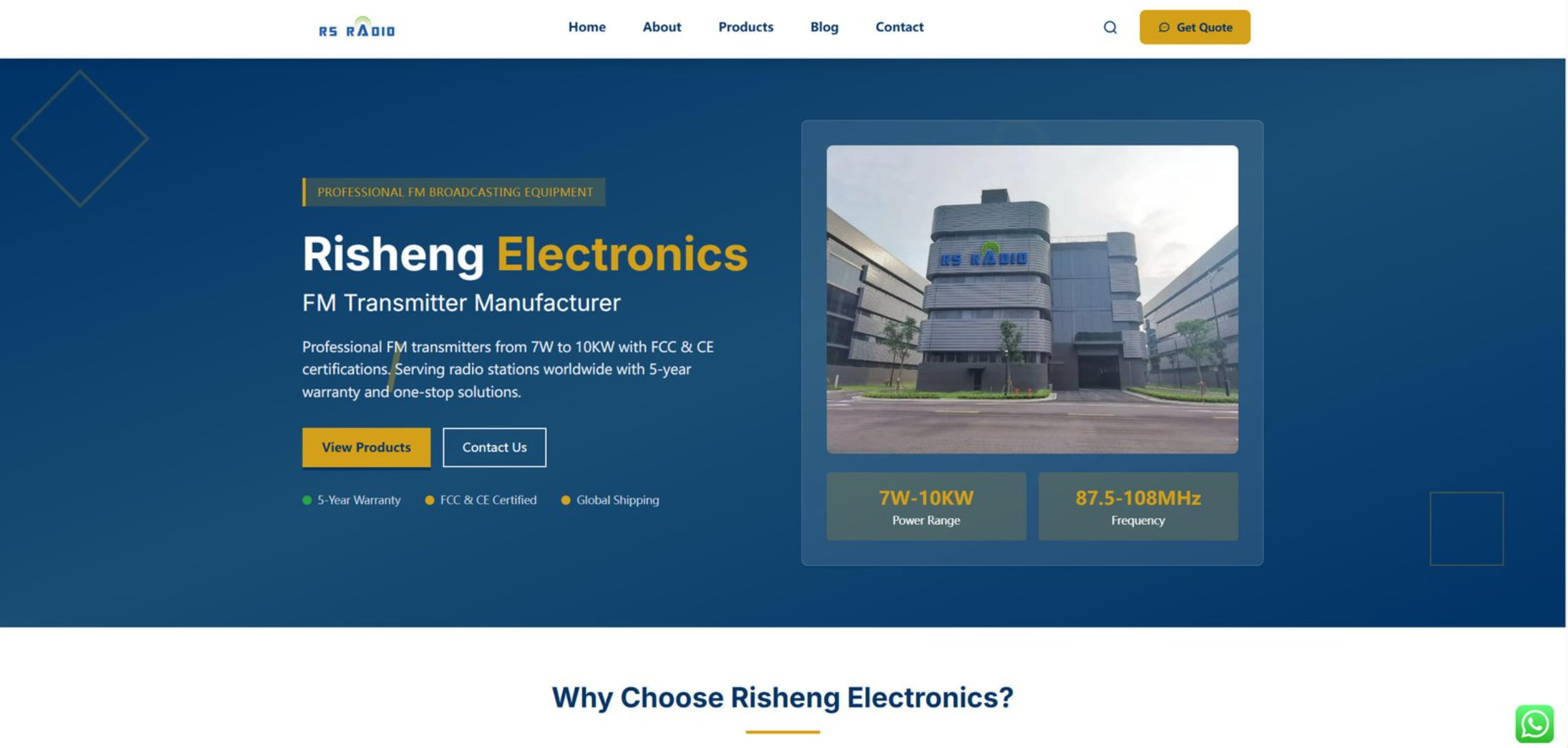 Risheng Electronics manufacturing facility
