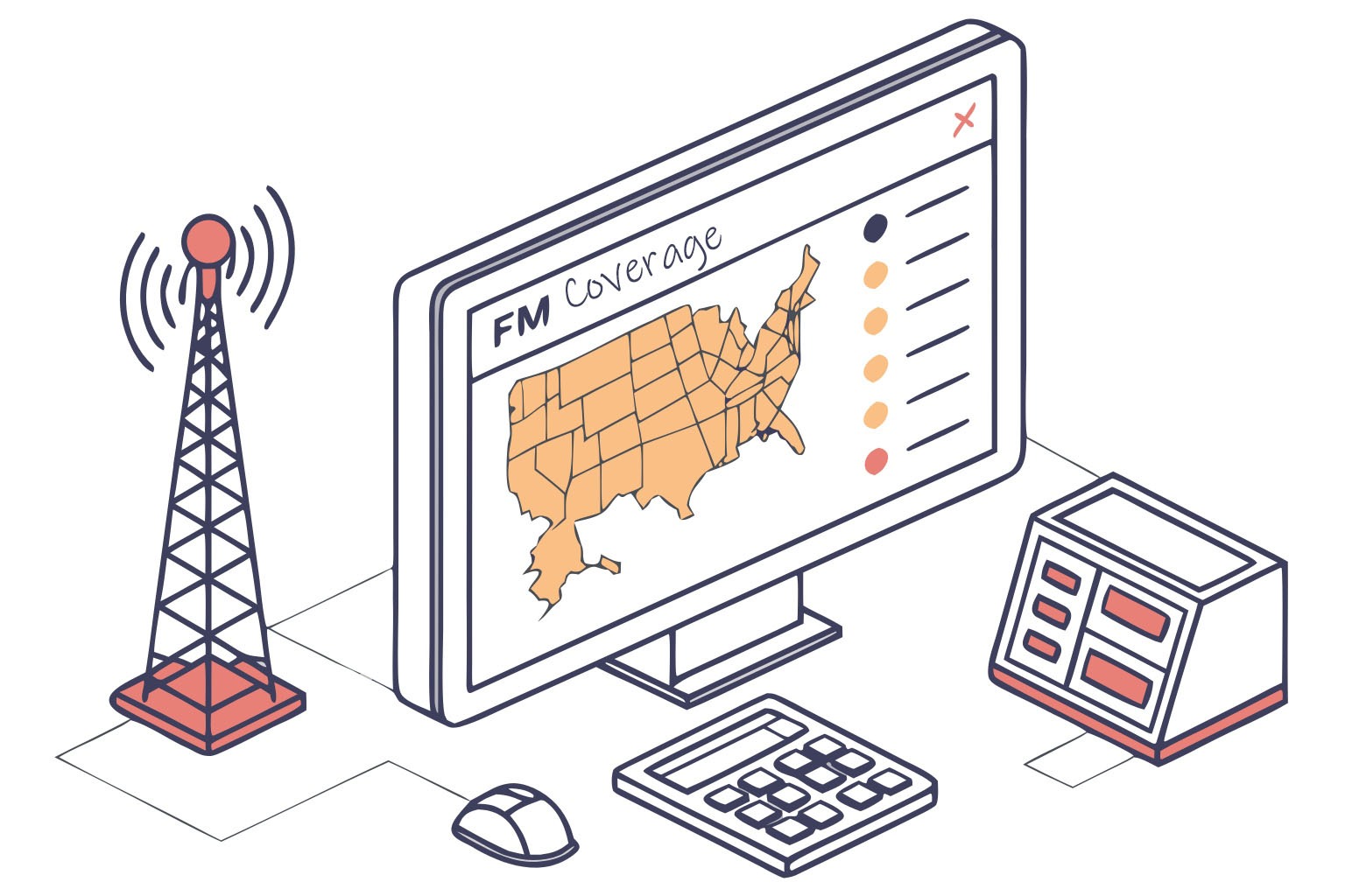 FM broadcast coverage planning