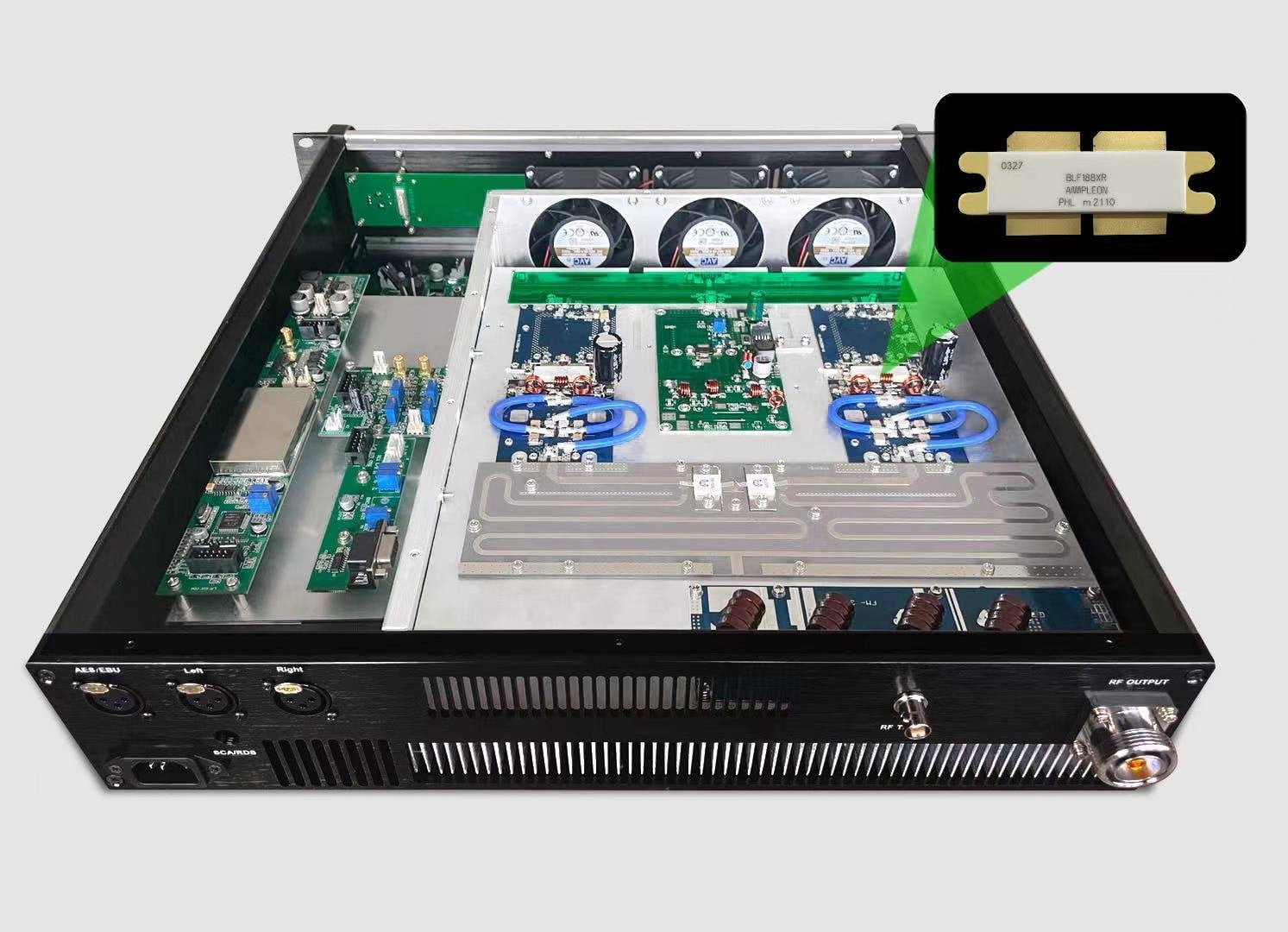 LDMOS transistor RF power amplifier