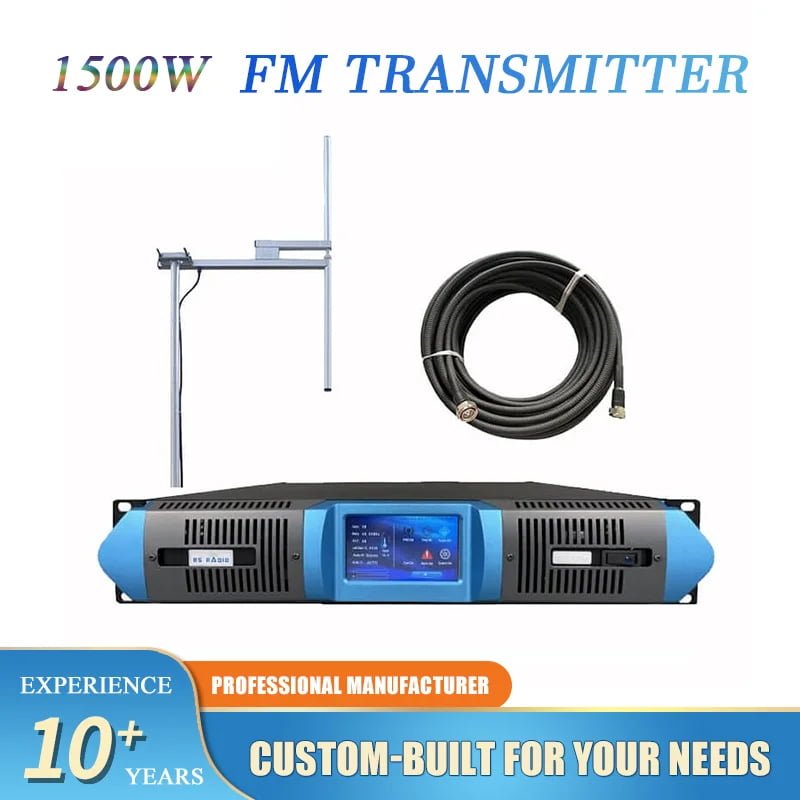 RS 1500W extended coverage FM transmitter Mexican rural areas