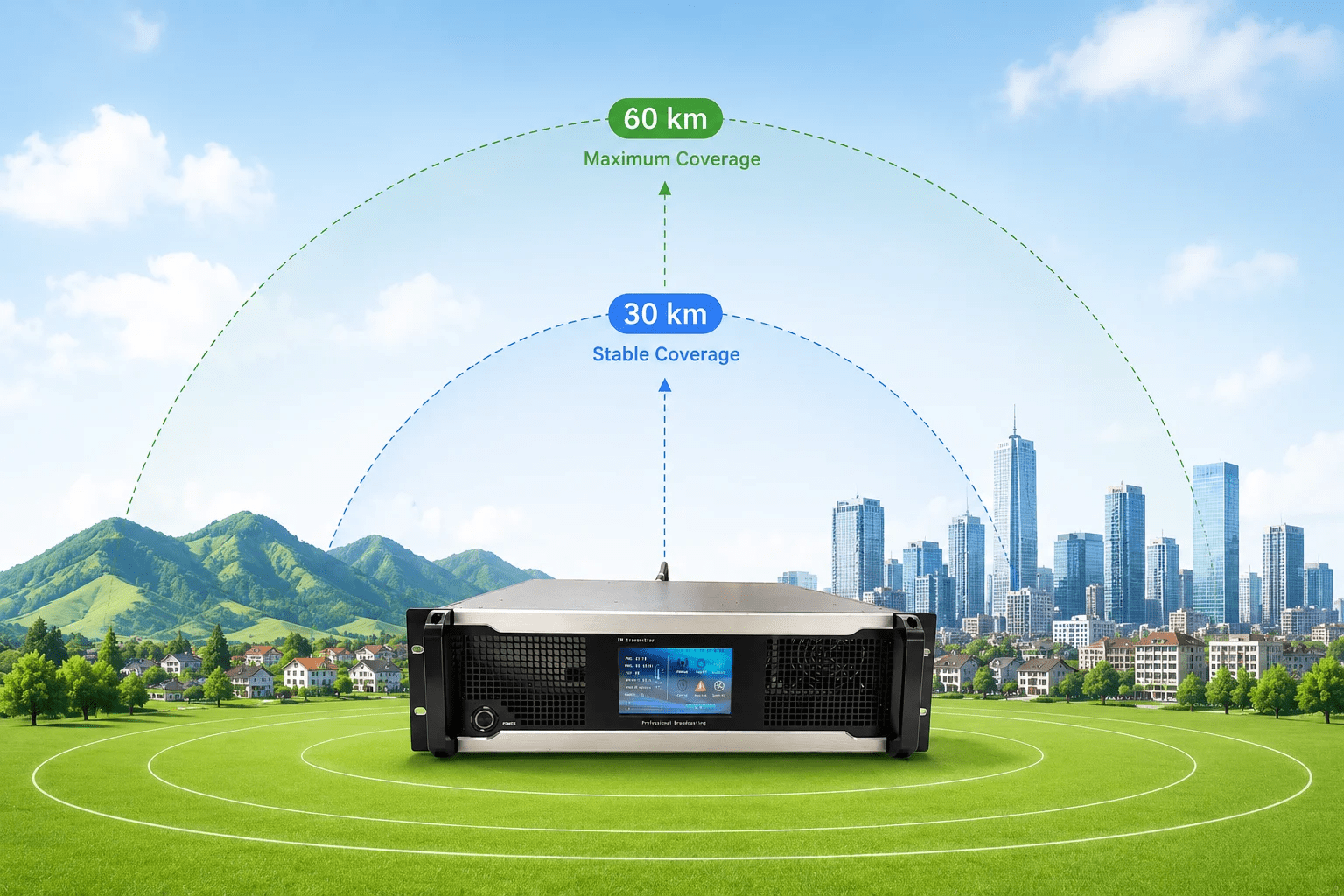 2KW FM Broadcast Transmitter