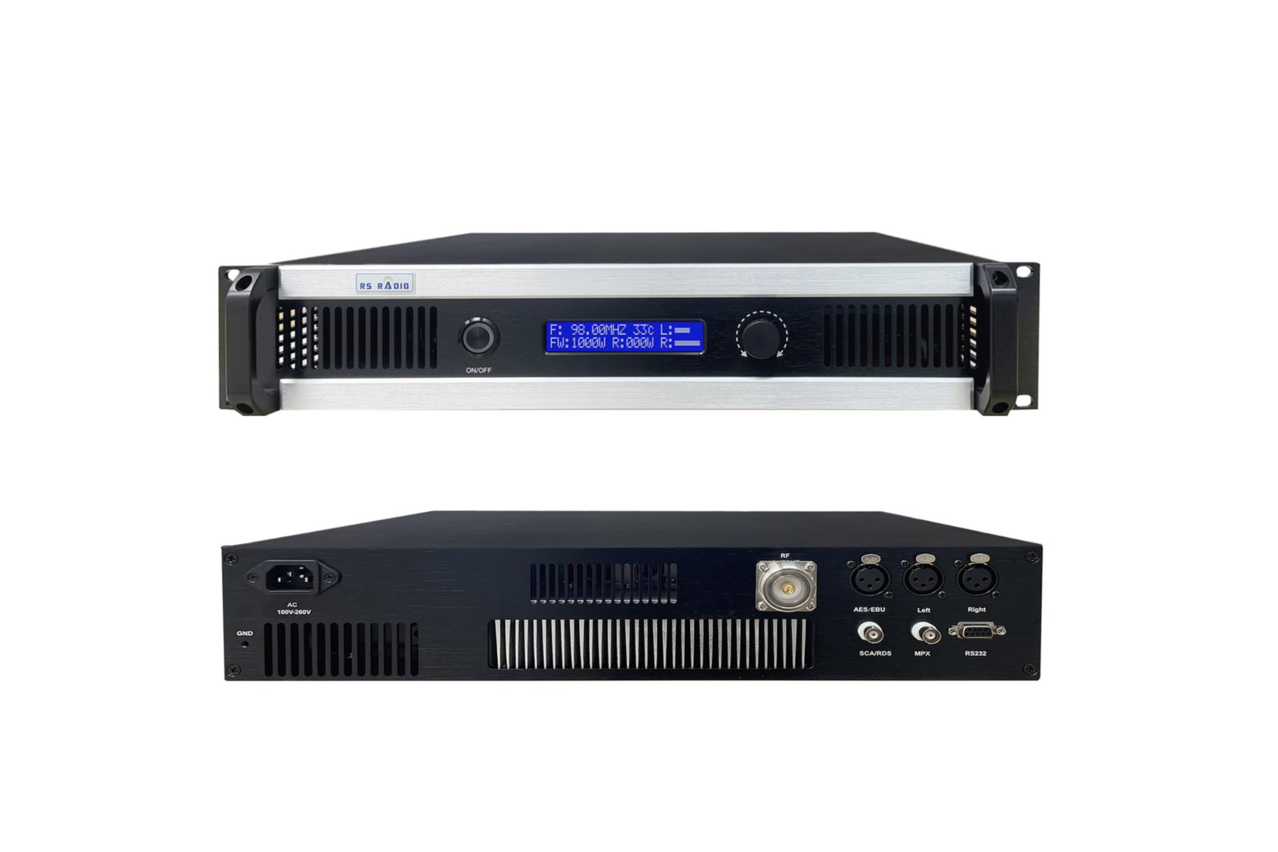 2U Series 300W to 2000W FM Transmitter