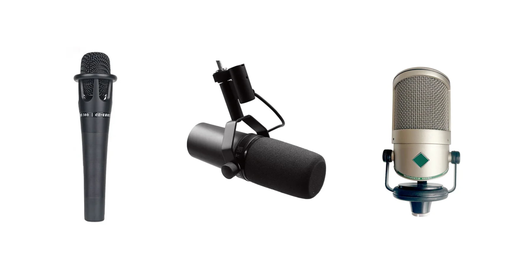 Broadcast microphone for FM radio station