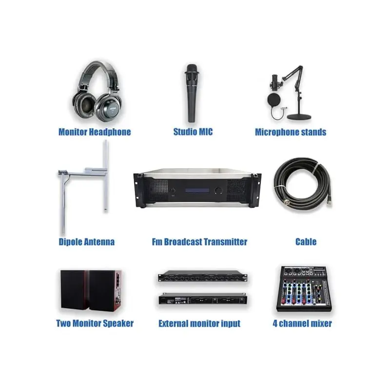 2KW FM Turnkey Radio Station Package