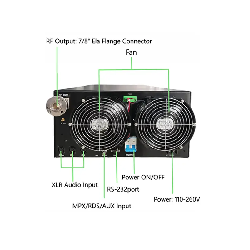 300-2000W FM transmitter