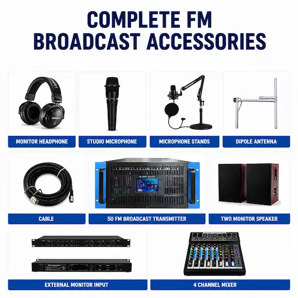 High power FM broadcast equipment