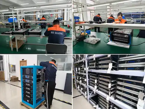 RS manufacturing facility and production team