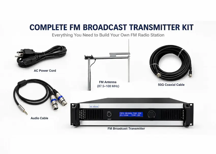 Video thumbnail: What Is Included in an FM Broadcast Transmitter Kit