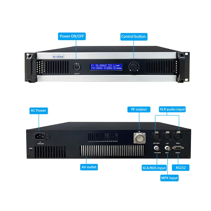 300-2000W FM transmitter