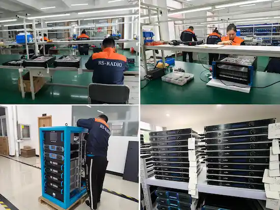 Risheng Electronics manufacturing facility and production team