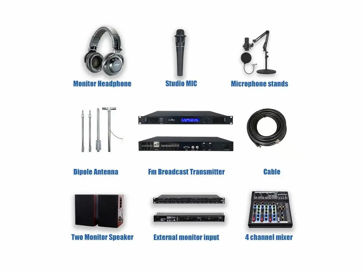 Low power FM broadcast equipment