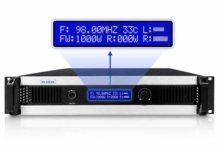 Output power display