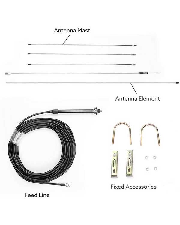 Low-loss coaxial cable for FM transmitter connection