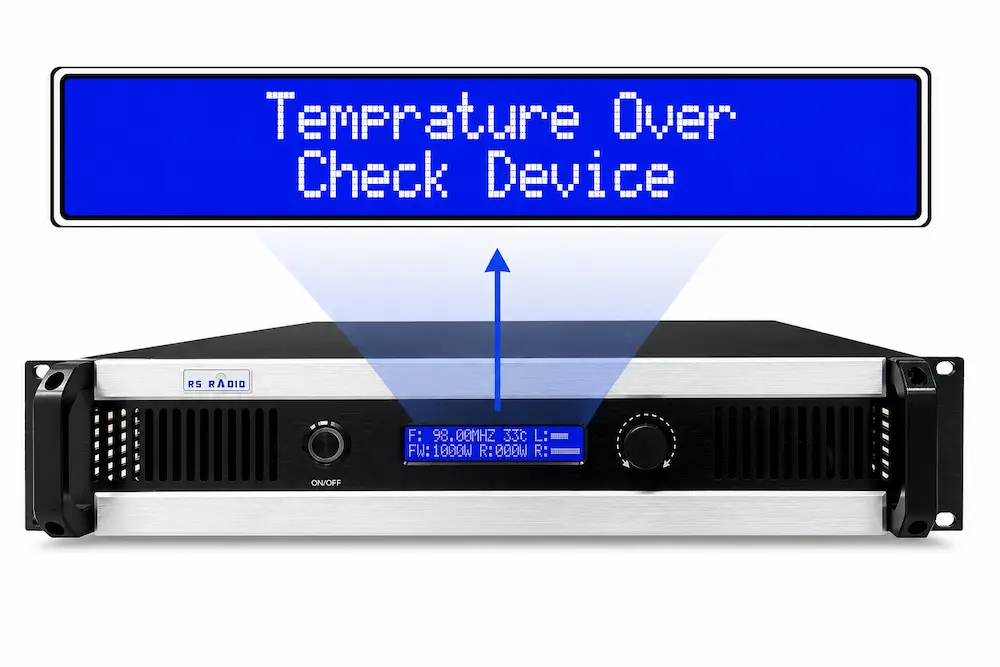 over temperature alert