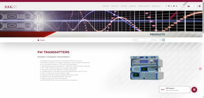 RVR Elettronica FM Transmitter