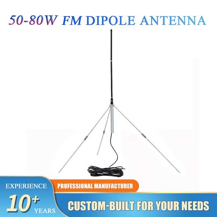 50-80W Dipole Antenna front view
