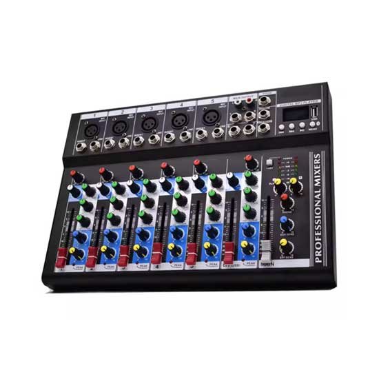 Audio Mixer rear panel connections