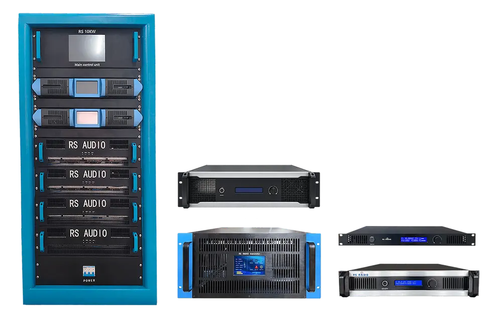 Full range of FM broadcast transmitters