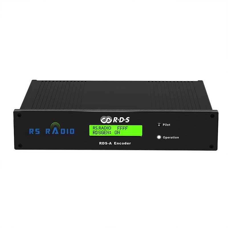 RDS Encoder rear panel with connectors
